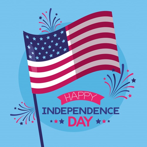 Happy 4th of July Flag Images Free