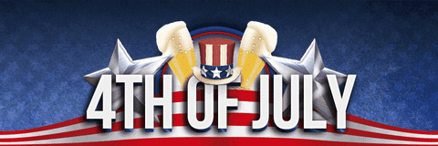 Happy 4th of July GIF for Facebook COver