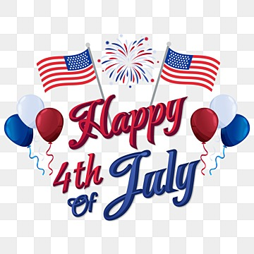 Happy Fourth of July Clipart for Facebook