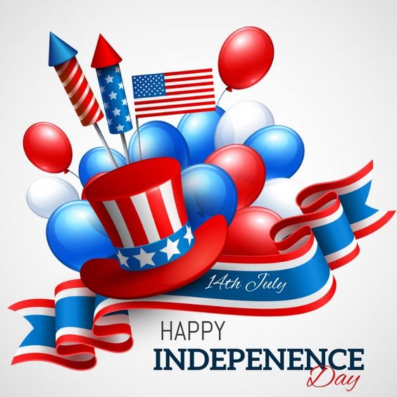 US 4th of July Clipart for Whatsapp