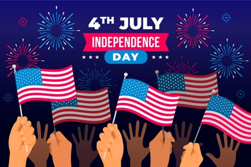 Happy USA Independence Day 2024 Flag Images