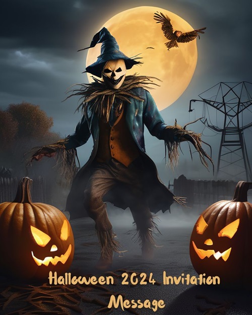 Halloween 2024 Invitation Message