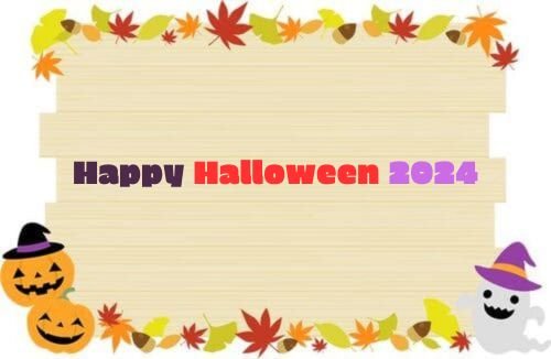 Happy Halloween 2024 Spooky Clipart Photo