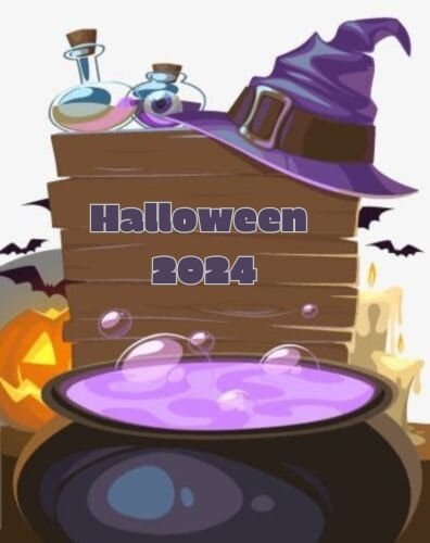 Happy Halloween 2024 Spooky Clipart