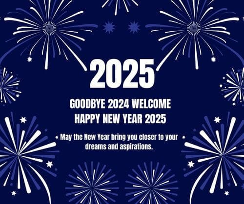 Goodbye 2024 Welcome Happy New Year 2025 Images