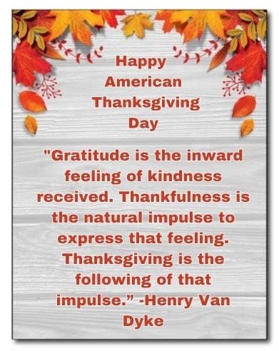 Happy Thanksgiving Quotes