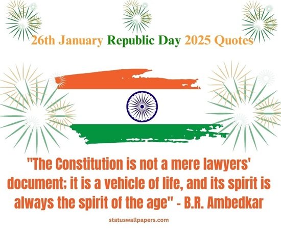 26th January Republic Day 2025 Quotes