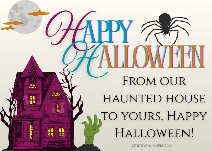 Spooky Halloween Card Messages