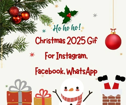 Christmas 2025 Gif For Instagram Facebook WhatsApp