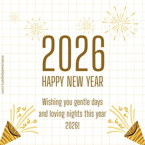 Happy New Year 2026 Clip Art Free
