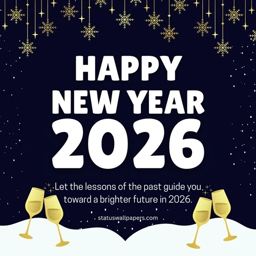 Happy New Year 2026 Clip Art