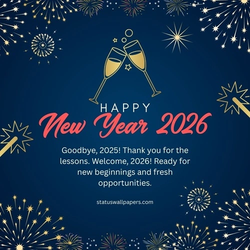 Happy New Year 2026 Countdown Wallpaper