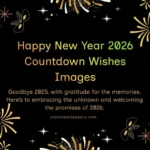 Happy New Year 2026 Countdown Wishes Images