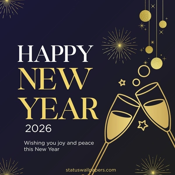 Happy New Year 2026 Gif with Sound