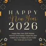 Happy New Year 2026 Wishes For Parents