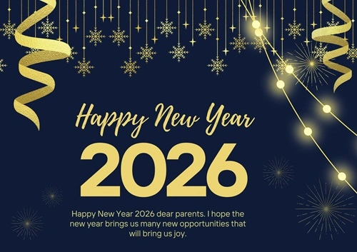 Happy New Year Eve 2026 Wishes For Parents