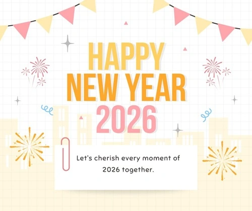 Happy New Year iPhone Wallpaper 2026 Free