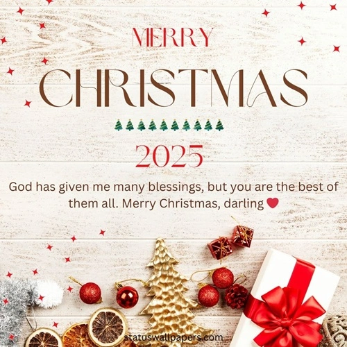 Merry Christmas 2025 Romantic Wishes for Wife Merry Christmas 2025 Romantic Wishes for Wife