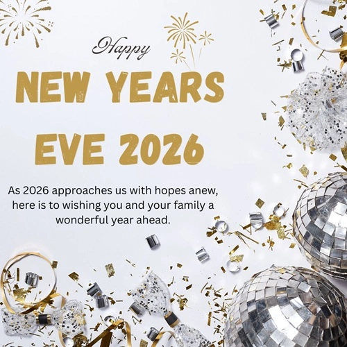 New Years Eve 2026 Wishes for Family