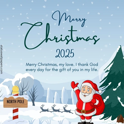 Short Christmas 2025 Wishes for Husband