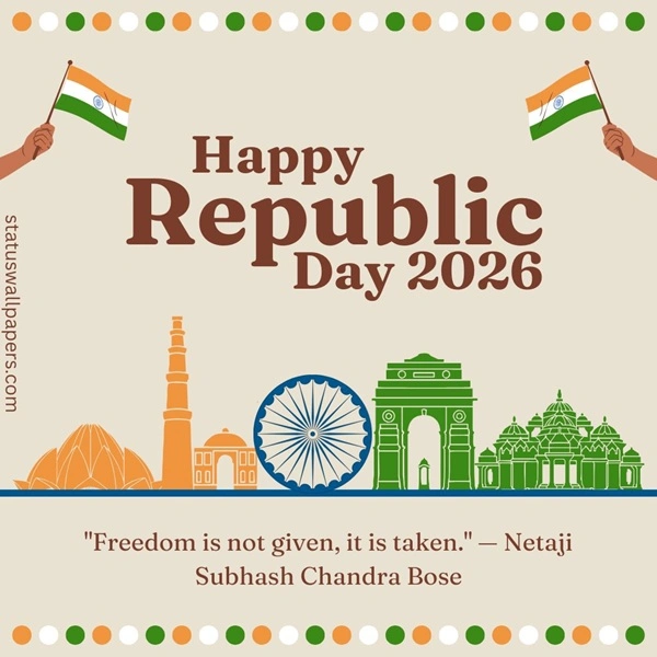 26 January Republic Day 2026 Patriotic Quotes