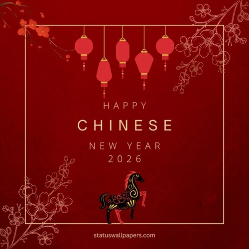 Chinese New Year 2026 Wishes Images for Family