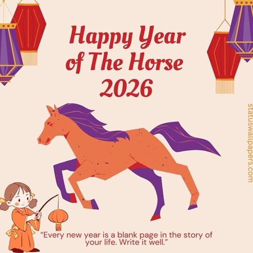 Chinese New Year 2026 Wishes Images for Friends