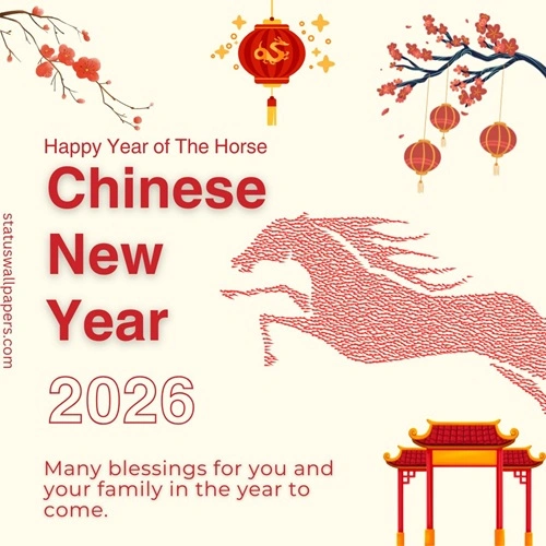 Chinese New Year 2026 Wishes and Images
