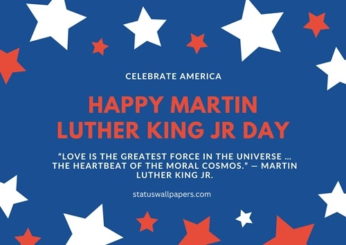 Martin Luther King Jr Day Greetings Card
