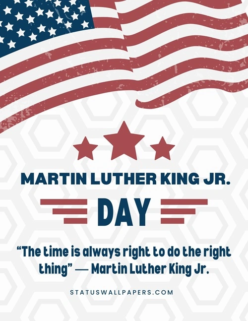 Motivational Martin Luther King Jr Day Captions