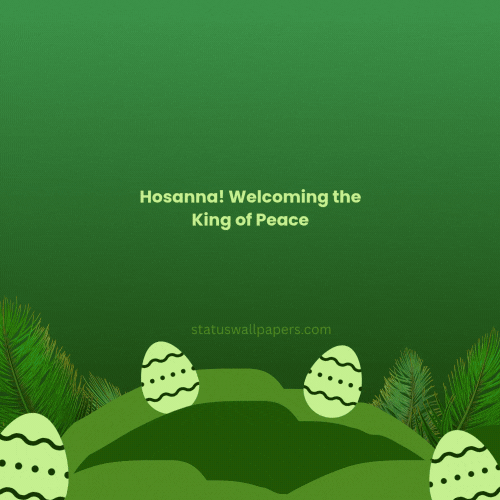 Happy Palm Sunday Gif with Quotes For Friends and Family