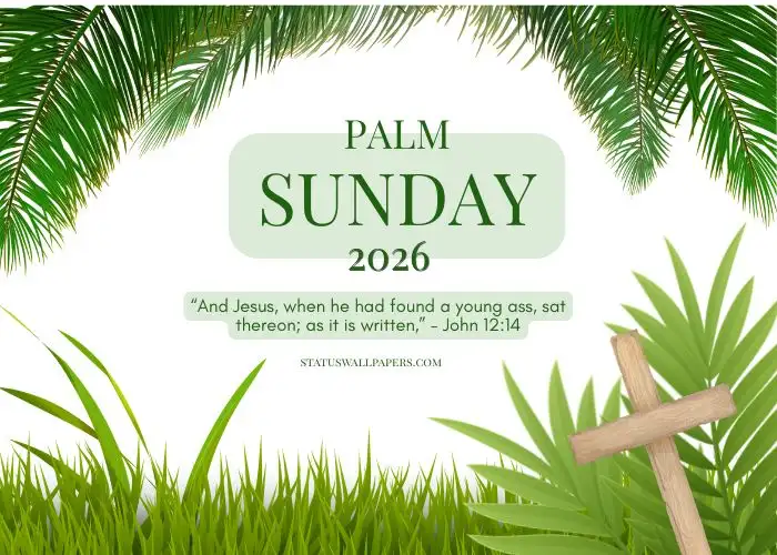 Palm Sunday 2026 Bible Verse