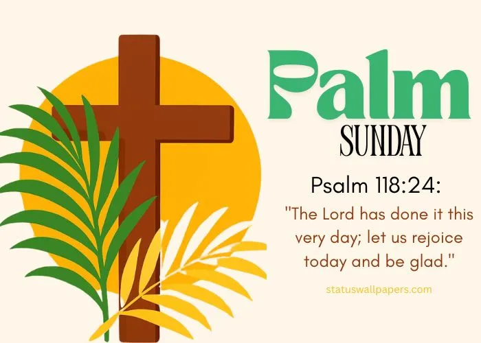Palm Sunday Images with Bible Verses